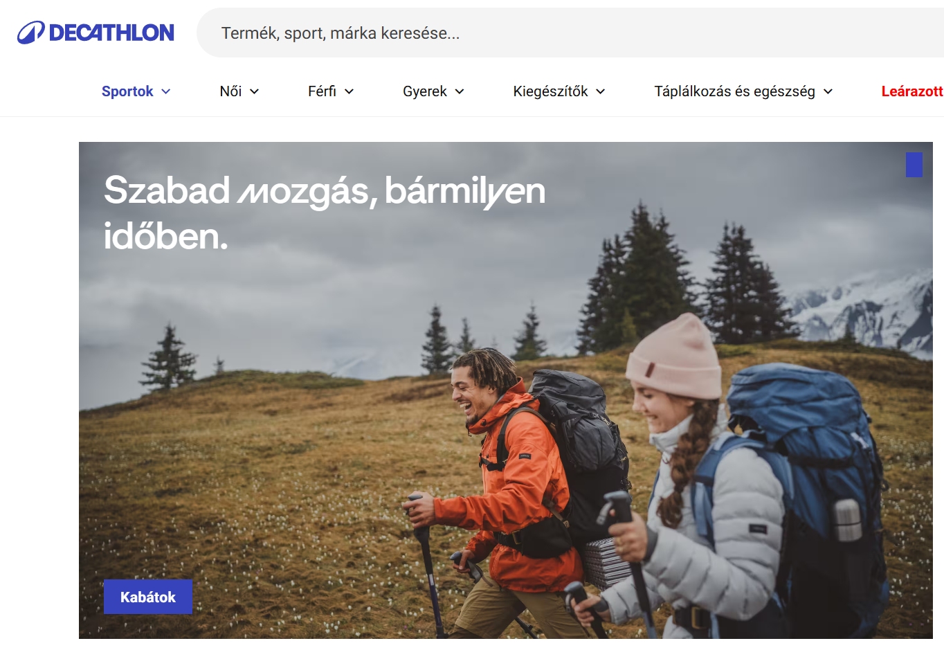 Decathlon logó stilizált háttérrel